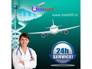 Book Medilift Air Ambulance Service in Silchar for Medical Transportation Without Any Risk