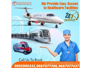 Avail of Panchmukhi Air Ambulance Service in Guwahati for Quick Deportation