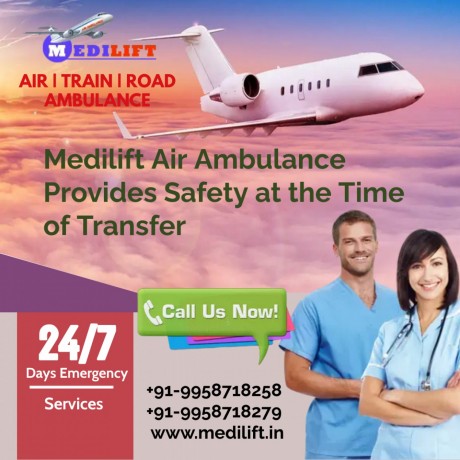 obtain-medilift-air-ambulance-service-in-chandigarh-with-professional-medical-team-big-0