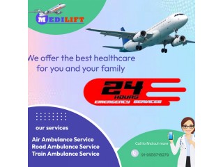 Medilift Air Ambulance in Hyderabad for Transferring Patients to Medical Center