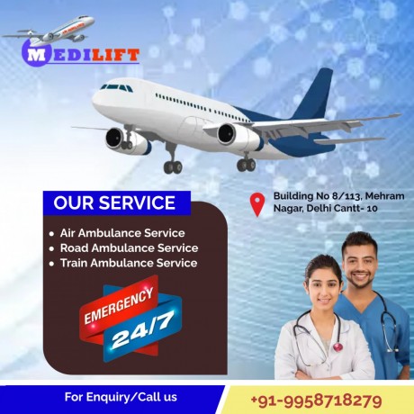 take-medilift-air-ambulance-service-in-varanasi-with-all-medical-enhancement-care-big-0