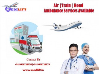 Use Medical Transportation with Proper Safety by Medilift Air Ambulance Service in Kolkata