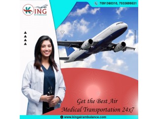 Use Hi-Tech Air Ambulance Service in Delhi by King with Experienced Medical Crew