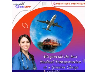 24 Hours Avail the Top Class Emergency Air Ambulance Service in Silchar by Medilift