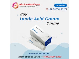 Buy Lactic Acid Online to Treat Skin Condition