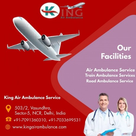 select-air-ambulance-service-in-varanasi-by-king-with-proficient-medical-team-big-0