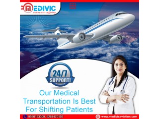 Medivic Aviation Air Ambulance Service in Delhi with Full Medical Setup