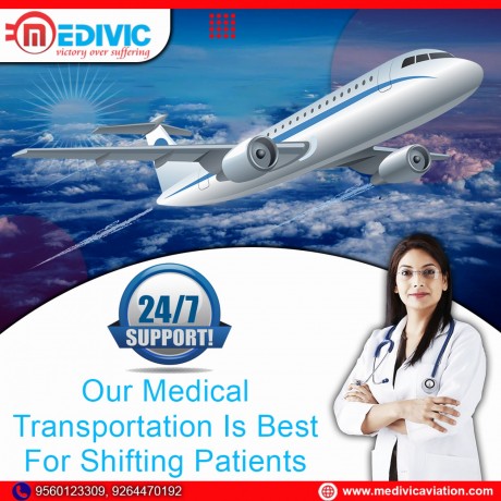 medivic-aviation-air-ambulance-service-in-delhi-with-full-medical-setup-big-0